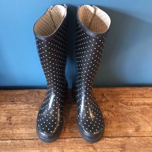 Polka Dot Chooka Rain Boots